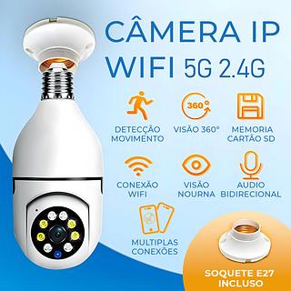 Câmera Wi-fi de Segurança 360 graus